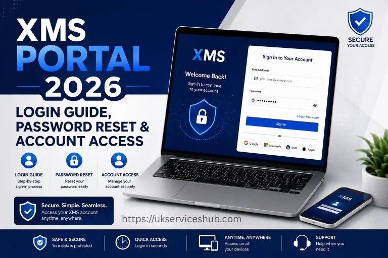 XMS Portal 2026 login guide, password reset and account access