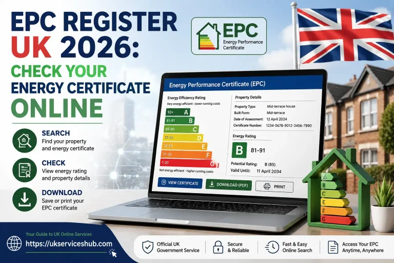 EPC Register UK 2026 check your energy certificate online