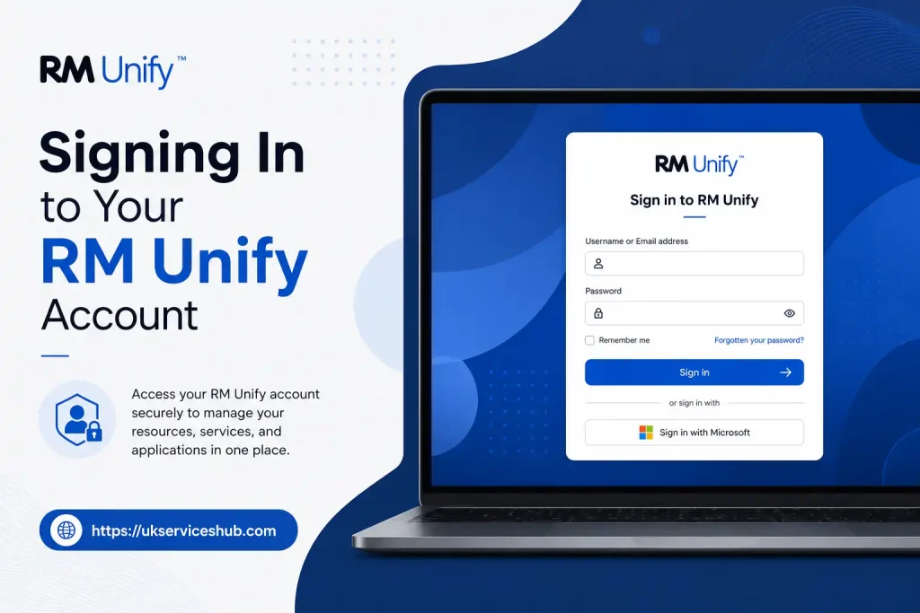 Signing in to your RM Unify account securely