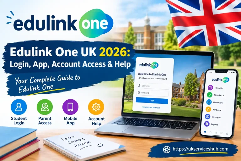 Edulink One UK 2026 login, app, account access and help guide