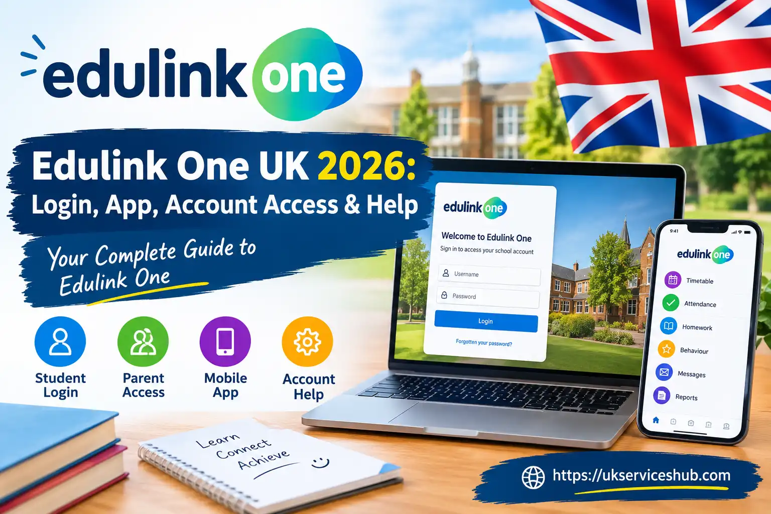 Edulink One UK 2026 login, app, account access and help guide